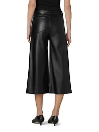 The Vegan Leather Culotte Pants
