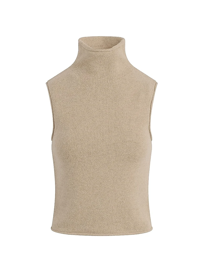 The Stevie Sleeveless Rolled Neck Sweater