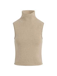 The Stevie Sleeveless Rolled Neck Sweater