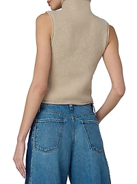 The Stevie Sleeveless Rolled Neck Sweater