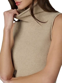 The Stevie Sleeveless Rolled Neck Sweater