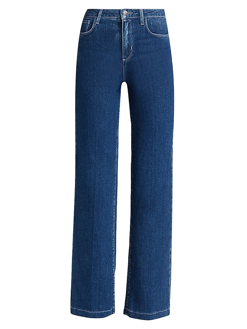 Clayton High-Rise Wide-Leg Jeans