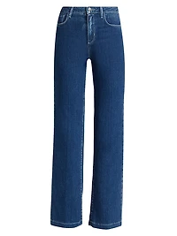 Clayton High-Rise Wide-Leg Jeans