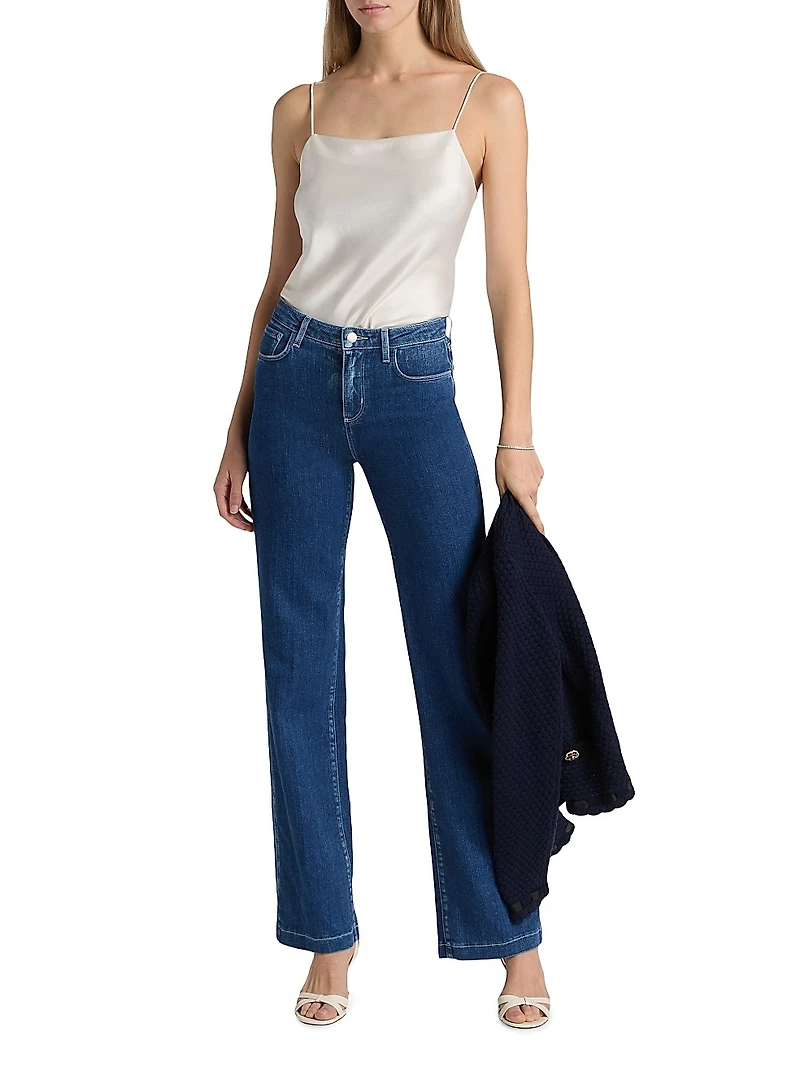 Clayton High-Rise Wide-Leg Jeans