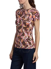 Ressi Abstract Paisley T-Shirt