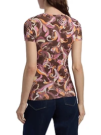 Ressi Abstract Paisley T-Shirt