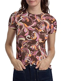 Ressi Abstract Paisley T-Shirt