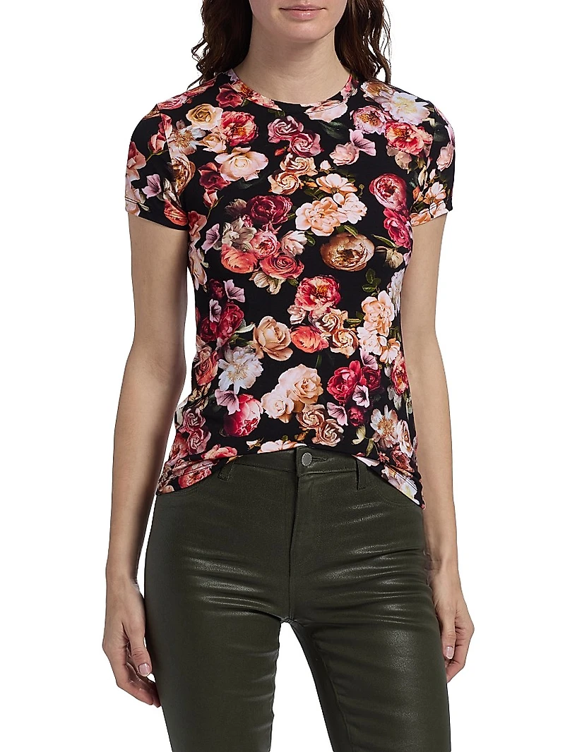 Ressi Floral Crewneck T-Shirt