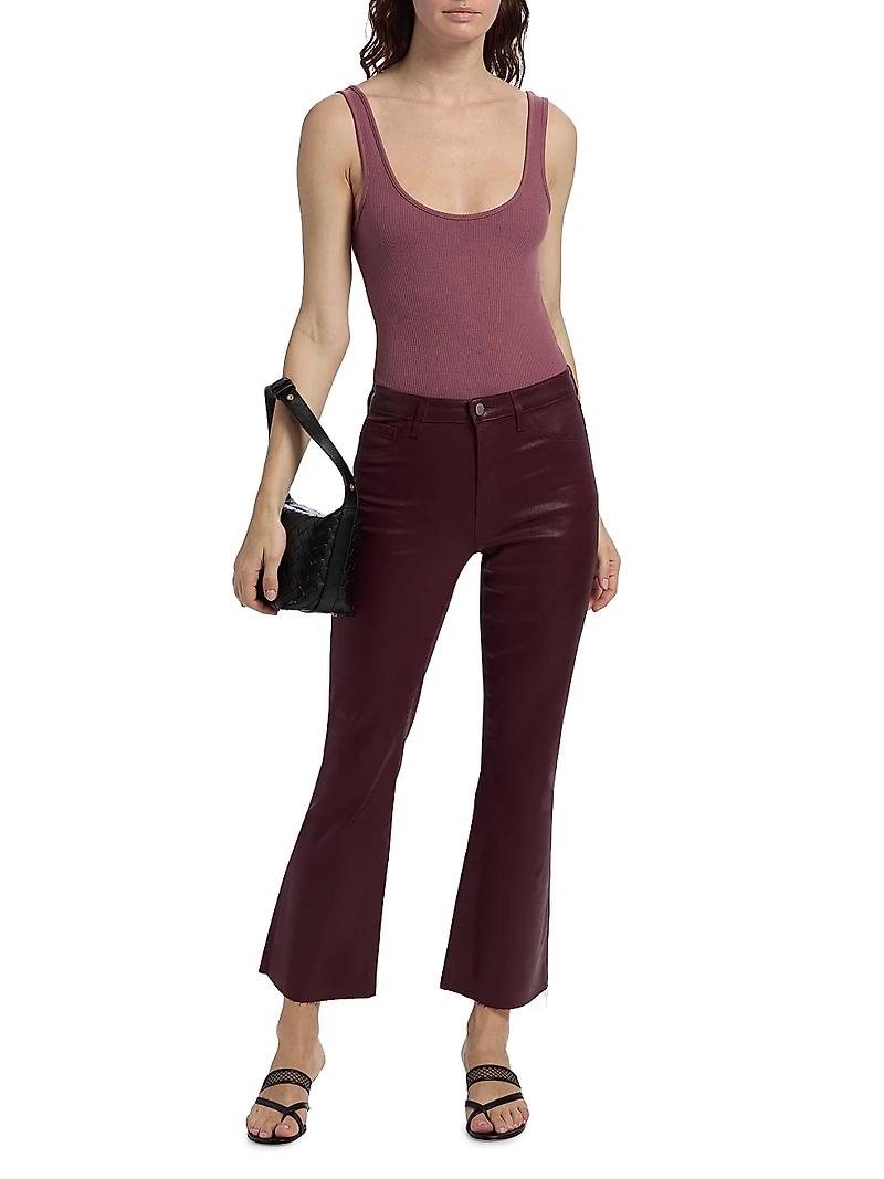 Kendra Crop Flare Jeans