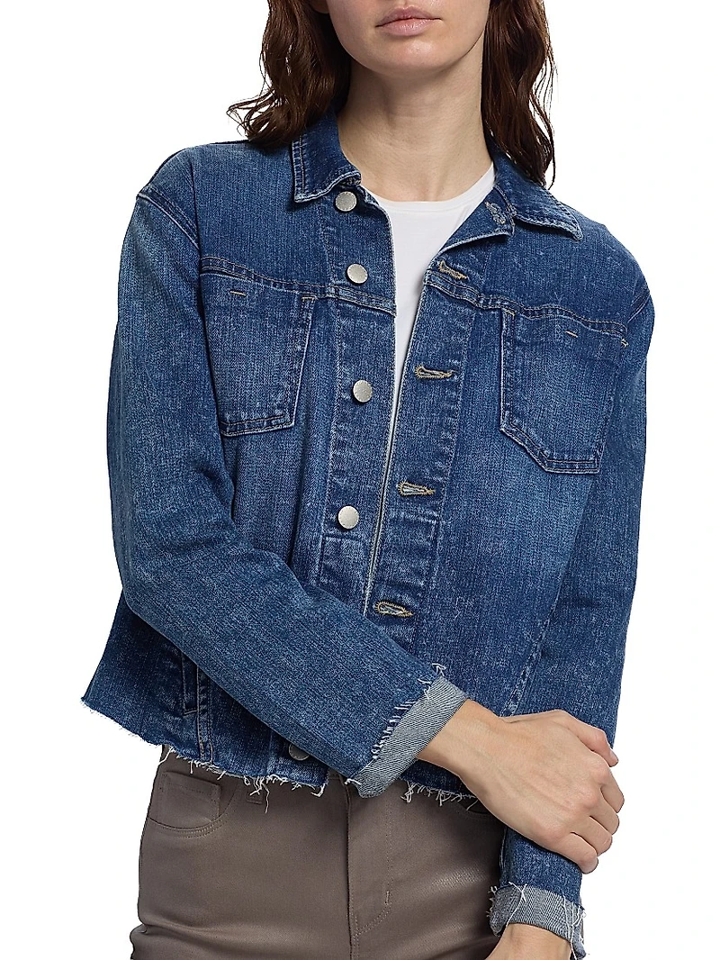 Janelle Slim Raw Jacket