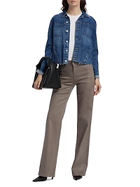 Janelle Slim Raw Jacket