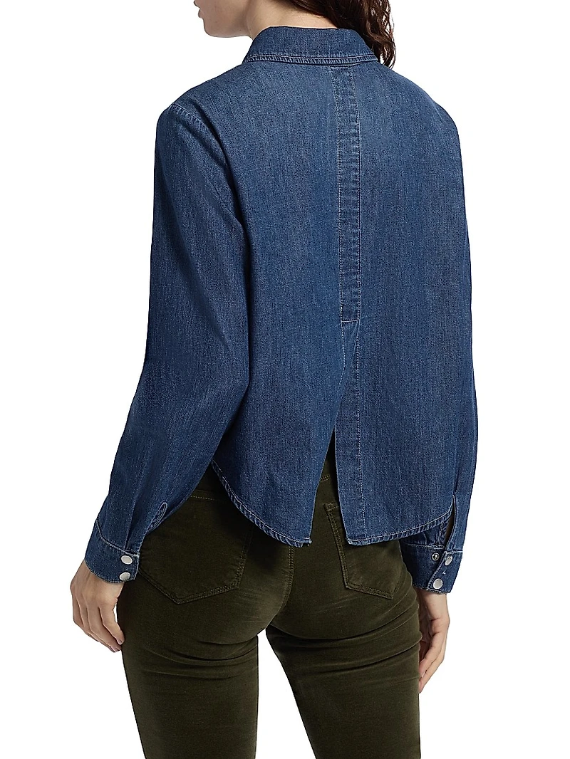 Annette Denim Long-Sleeve Shirt