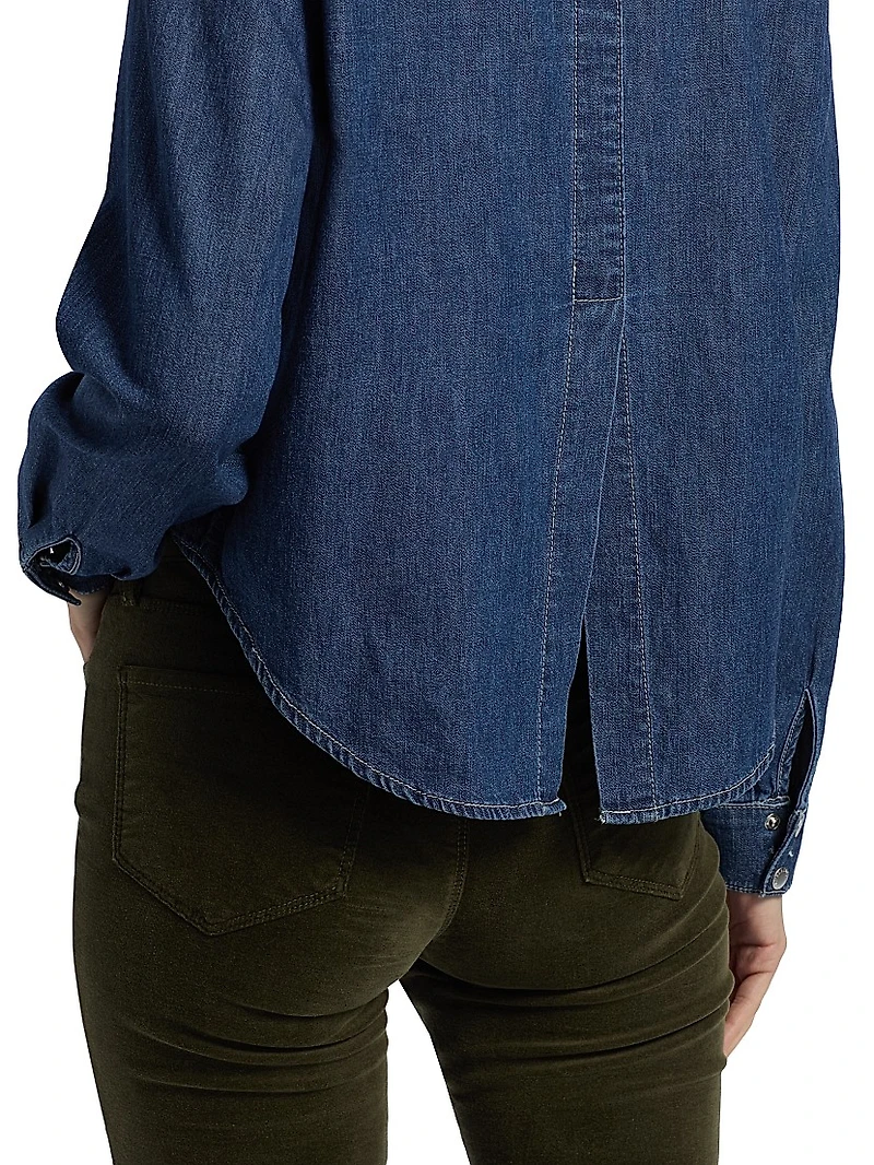 Annette Denim Long-Sleeve Shirt