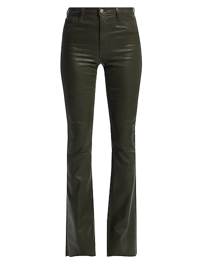 Ruth High-Rise Straight Raw-Hem Jeans