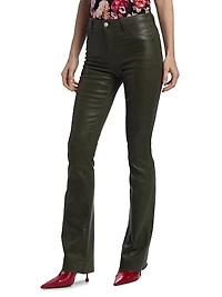 Ruth High-Rise Straight Raw-Hem Jeans