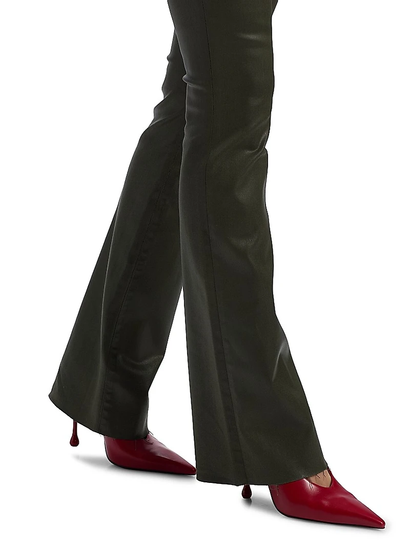 Ruth High-Rise Straight Raw-Hem Jeans