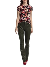 Ruth High-Rise Straight Raw-Hem Jeans