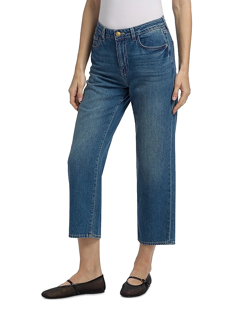 June Cropped Stovepipe Jeans
