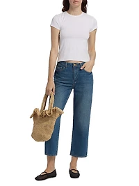 June Cropped Stovepipe Jeans