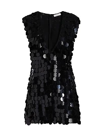 Sami Paillette Sleeveless Minidress