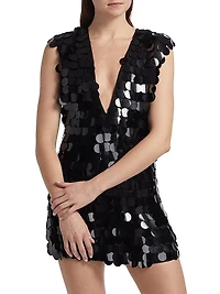 Sami Paillette Sleeveless Minidress