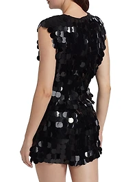 Sami Paillette Sleeveless Minidress