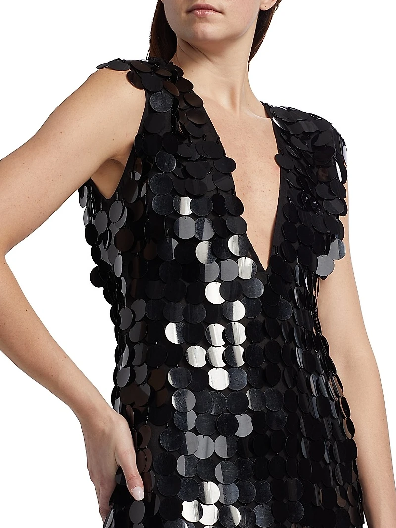 Sami Paillette Sleeveless Minidress