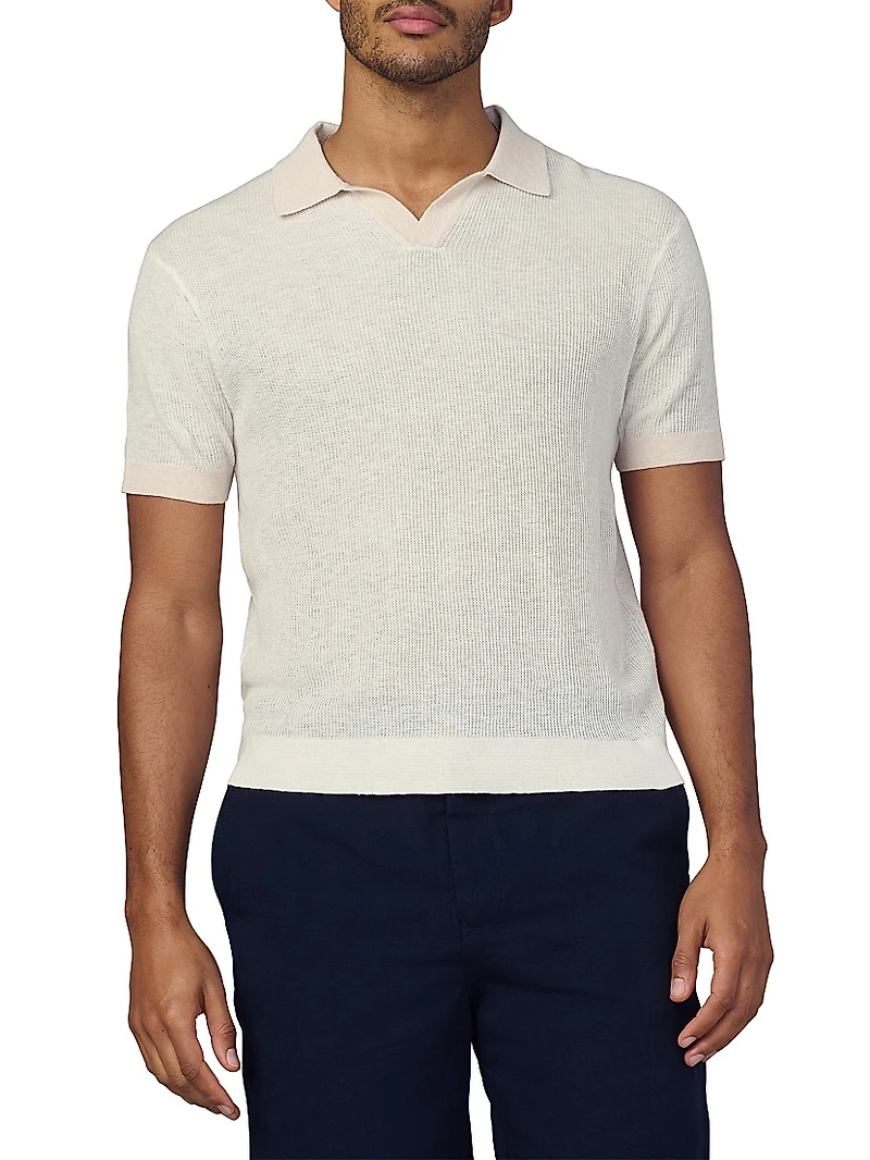 Club Cotton-Linen Polo Shirt