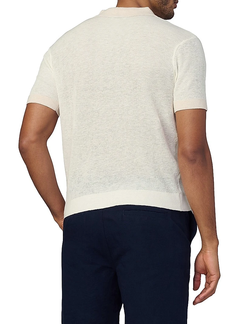 Club Cotton-Linen Polo Shirt