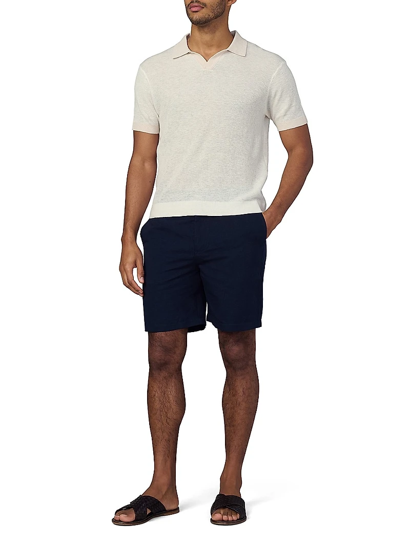 Club Cotton-Linen Polo Shirt