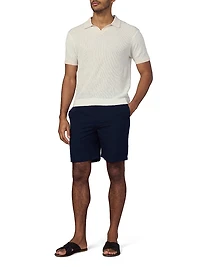 Club Cotton-Linen Polo Shirt