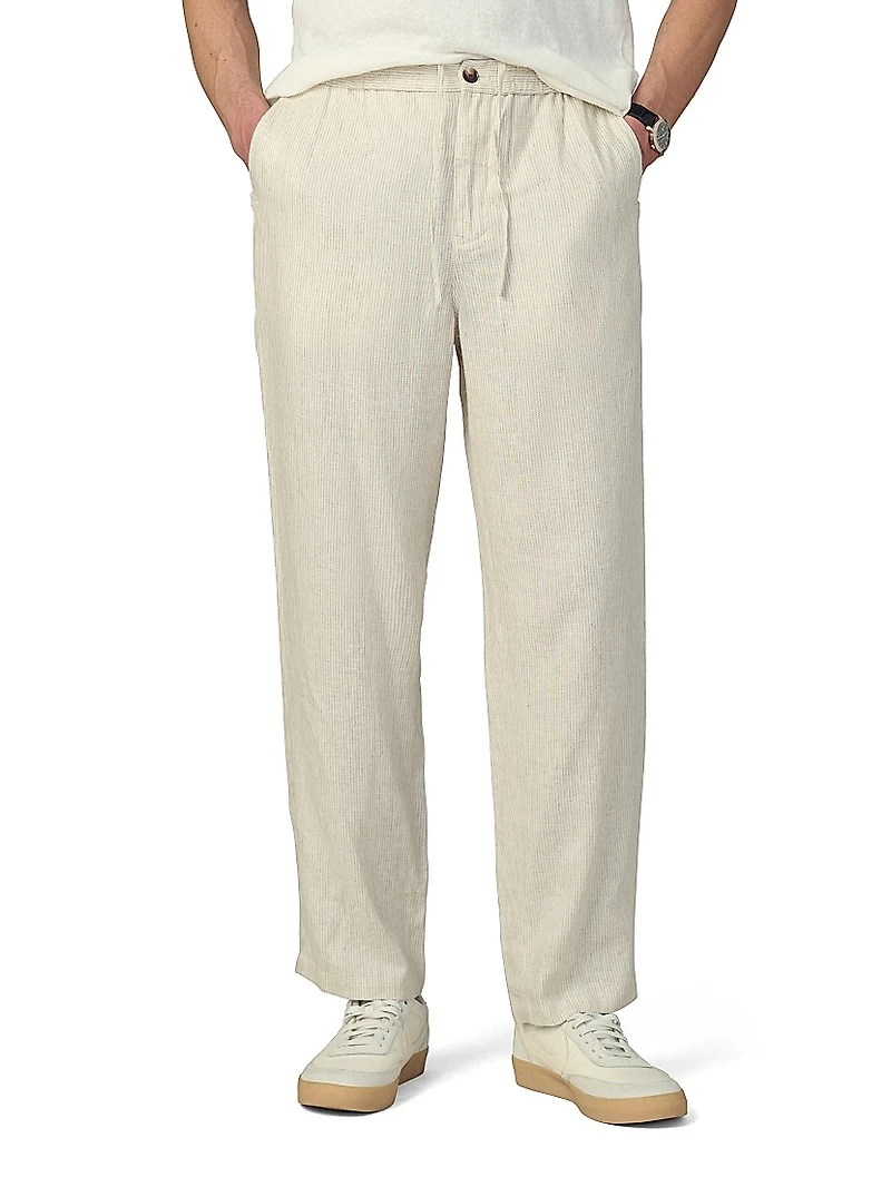 Clarkson Linen Striped Pants