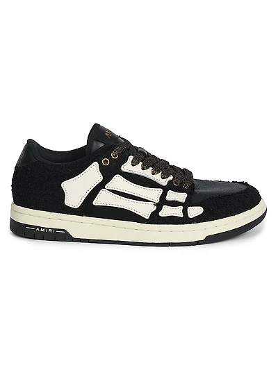Bouclé Skel Top Low-Top Sneakers