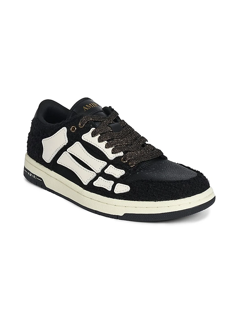 Bouclé Skel Top Low-Top Sneakers