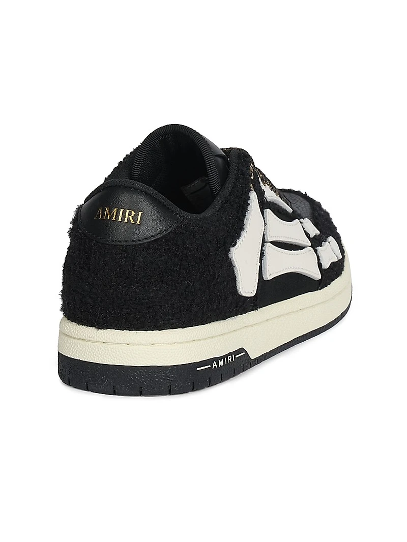 Bouclé Skel Top Low-Top Sneakers