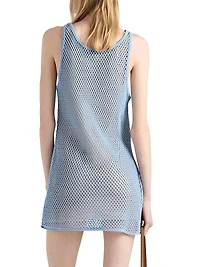 Cotton Mesh Dress