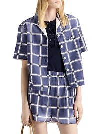 Cotton Tank Top with Laces