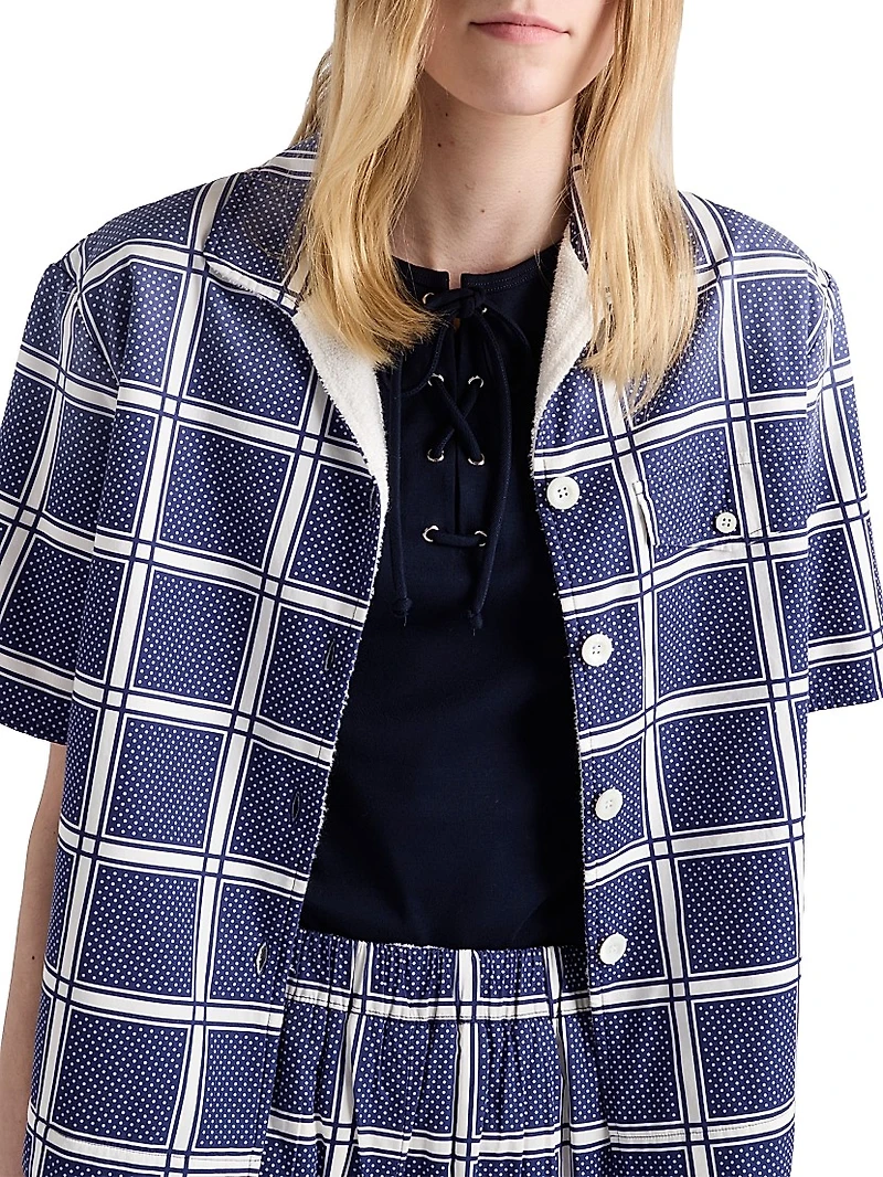 Cotton Tank Top with Laces