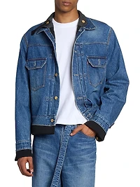 Levi's x Sacai Matelasse Twill Reversible Denim Jacket