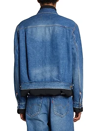 Levi's x Sacai Matelasse Twill Reversible Denim Jacket