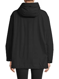 Packable Nylon Hooded Coat