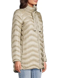 Quilted Mid-Length Down Coat