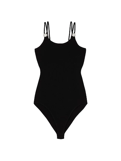 Jewellery Detail Knit Leotard