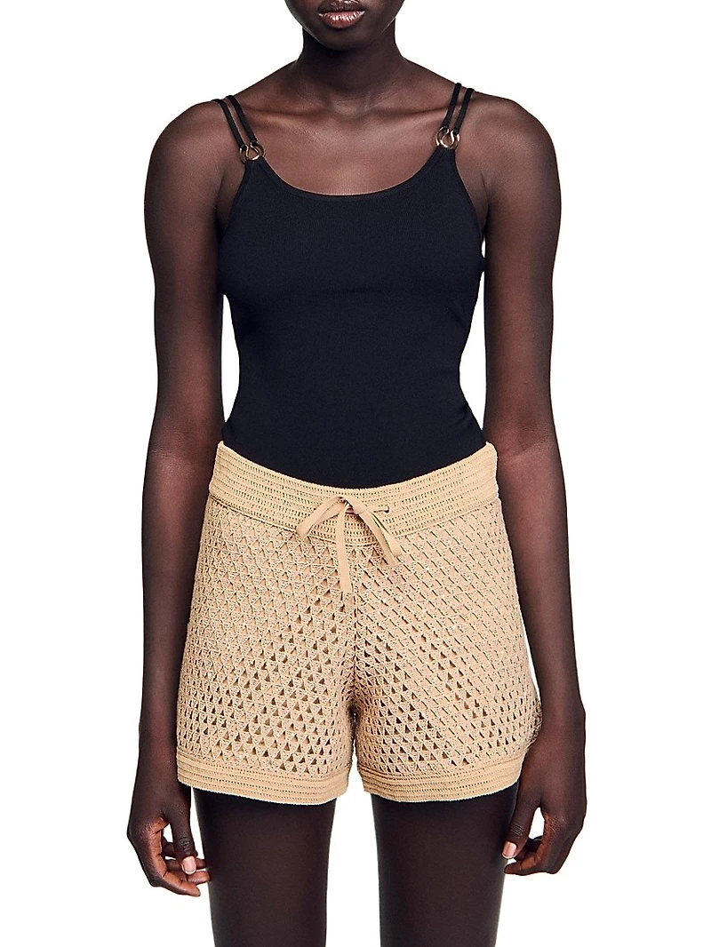 Jewellery Detail Knit Leotard