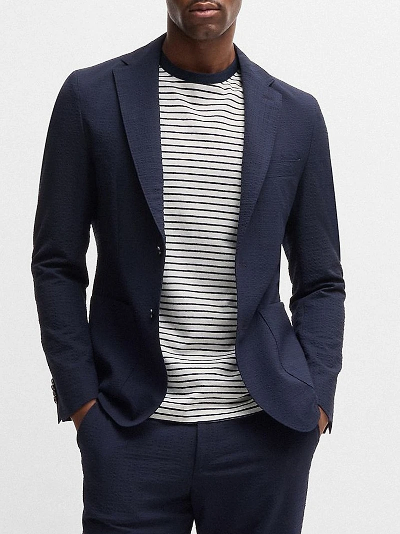 Regular-Fit T-Shirt Cotton and Linen