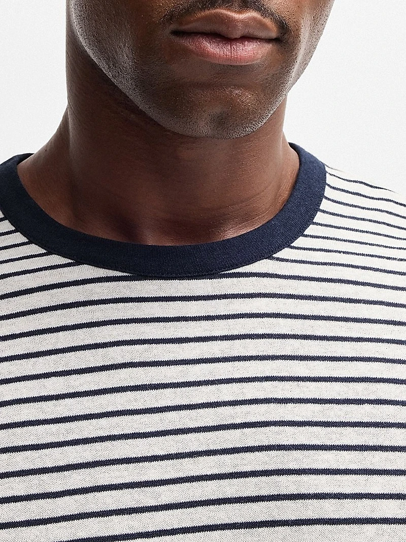Regular-Fit T-Shirt Cotton and Linen