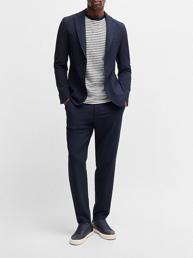 Regular-Fit T-Shirt Cotton and Linen