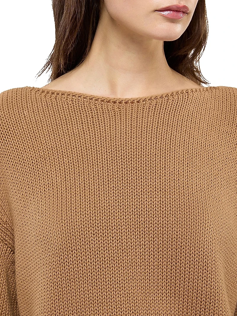 Draped Knit Sweater