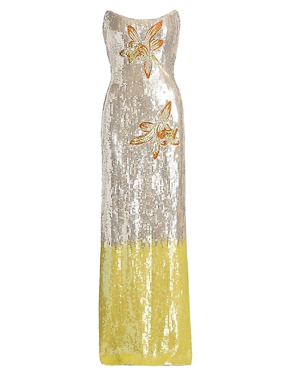 Esperanza Sequined Column Gown