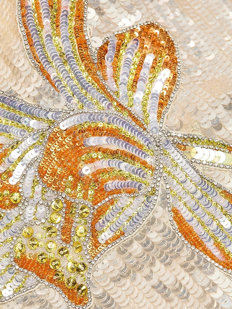 Esperanza Sequined Column Gown